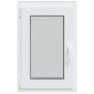 vidaXL Παράθυρο Κάτω Στρώματος RISOR 50 x 75 cm PVC και Γυαλί Ανθρακί