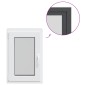 vidaXL Παράθυρο Κάτω Στρώματος RISOR 50 x 75 cm PVC και Γυαλί Ανθρακί
