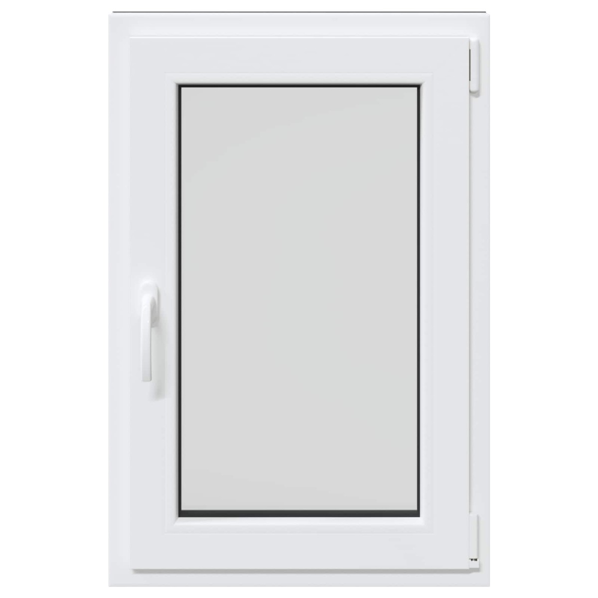 vidaXL Παράθυρο Κάτω Στρώματος RISOR 60 x 80 cm PVC και Γυαλί Ανθρακί