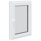 vidaXL Παράθυρο Κάτω Στρώματος RISOR 60 x 90 cm PVC και Γυαλί Ανθρακί