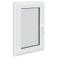 vidaXL Παράθυρο Κάτω Στρώματος RISOR 60 x 100 cm PVC και Γυαλί Ανθρακί