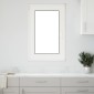 vidaXL Παράθυρο Κάτω Στρώματος RISOR 60 x 100 cm PVC και Γυαλί Ανθρακί