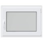 vidaXL Παράθυρο Κάτω Στρώματος RISOR 80 x 60 cm PVC και Γυαλί Ανθρακί