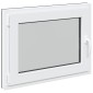 vidaXL Παράθυρο Κάτω Στρώματος RISOR 80 x 70 cm PVC και Γυαλί Ανθρακί