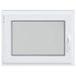 vidaXL Παράθυρο Κάτω Στρώματος RISOR 80 x 70 cm PVC και Γυαλί Ανθρακί