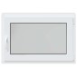 vidaXL Παράθυρο Κάτω Στρώματος RISOR 80 x 70 cm PVC και Γυαλί Ανθρακί