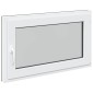 vidaXL Παράθυρο Κάτω Στρώματος RISOR 100 x 50 cm PVC και Γυαλί Ανθρακί