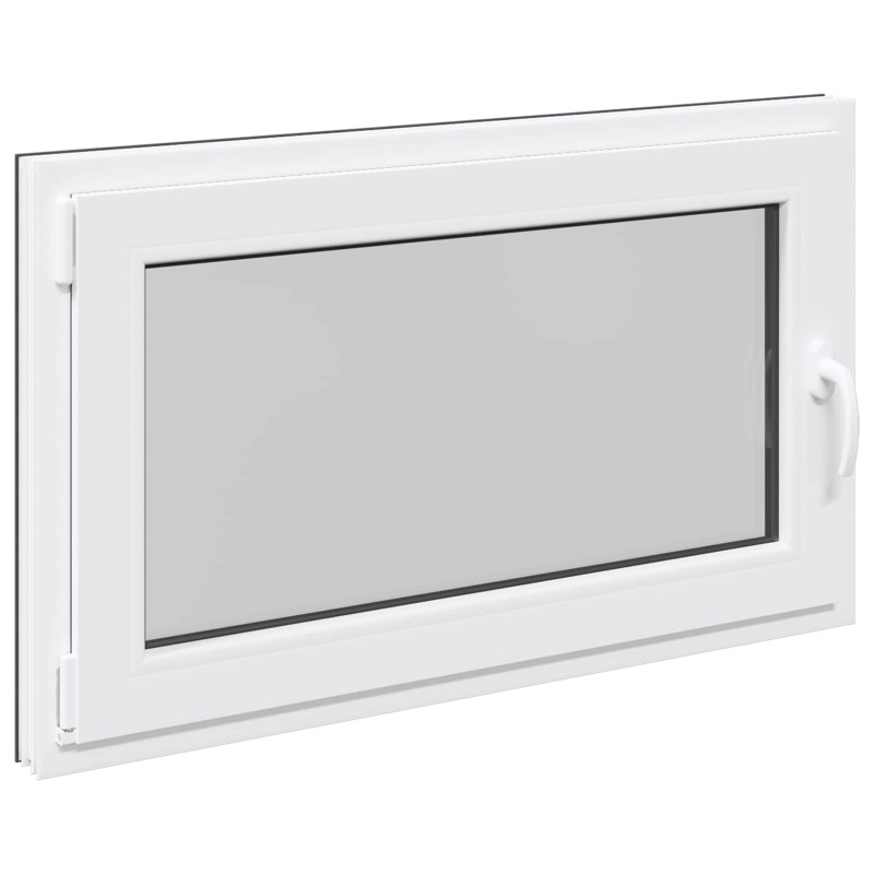 vidaXL Παράθυρο Κάτω Στρώματος RISOR 100 x 60 cm PVC και Γυαλί