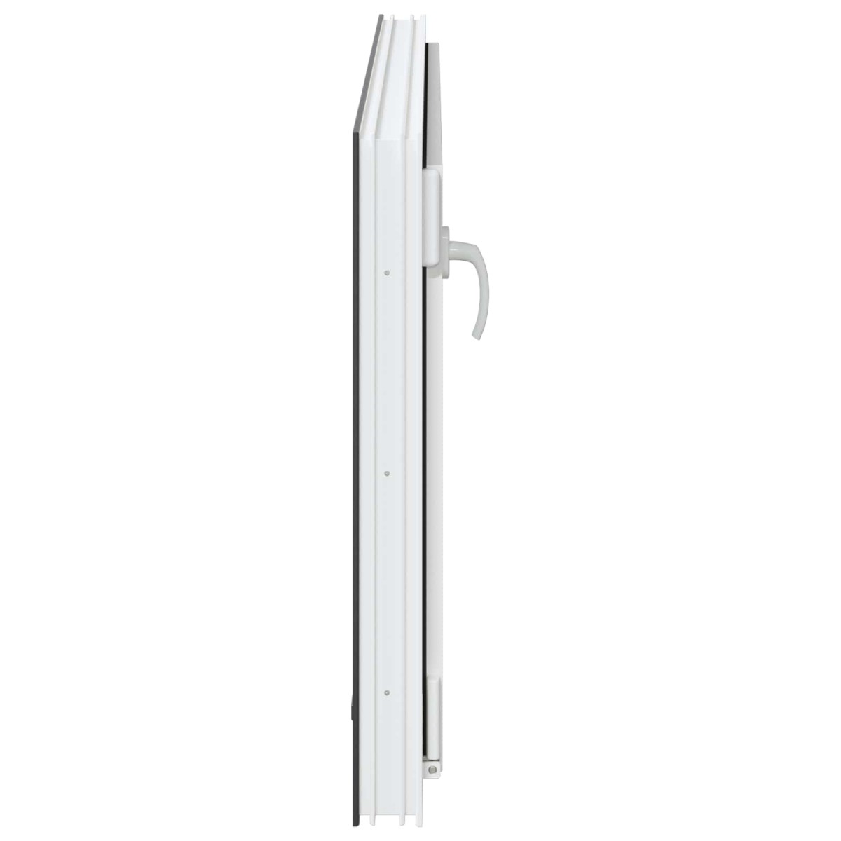 vidaXL Παράθυρο Κάτω Στρώματος RISOR 110 x 50 cm PVC και Γυαλί