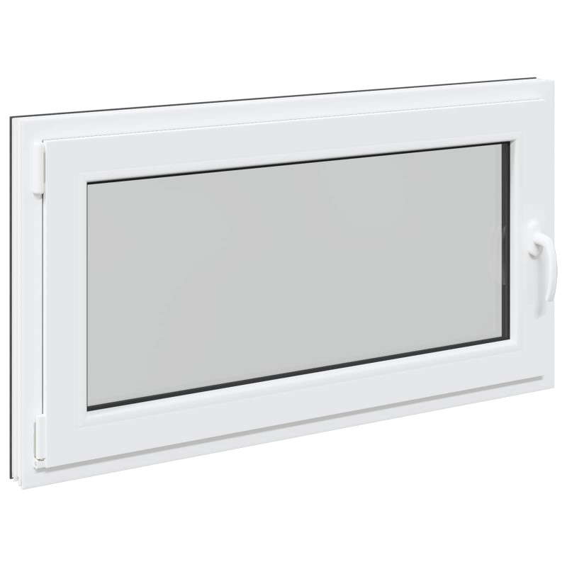 vidaXL Παράθυρο Κάτω Στρώματος RISOR 110 x 60 cm PVC και Γυαλί