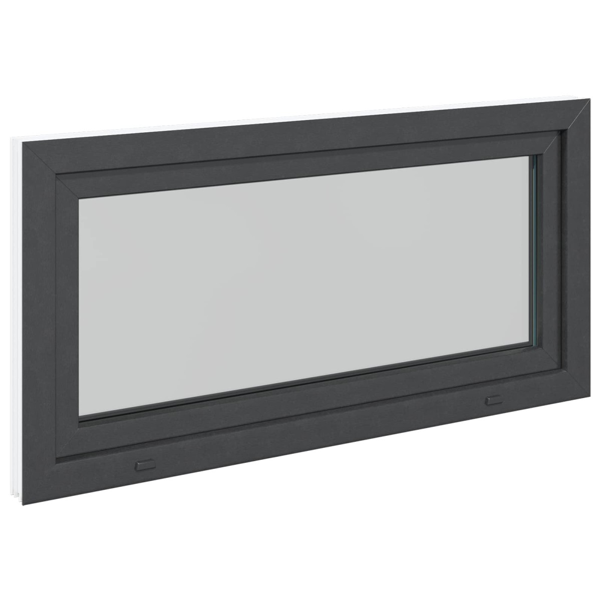 vidaXL Παράθυρο Κάτω Στρώματος RISOR 120 x 60 cm PVC και Γυαλί