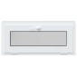 vidaXL Παράθυρο Κάτω Στρώματος RISOR 90 x 40 cm PVC και Γυαλί Ανθρακί