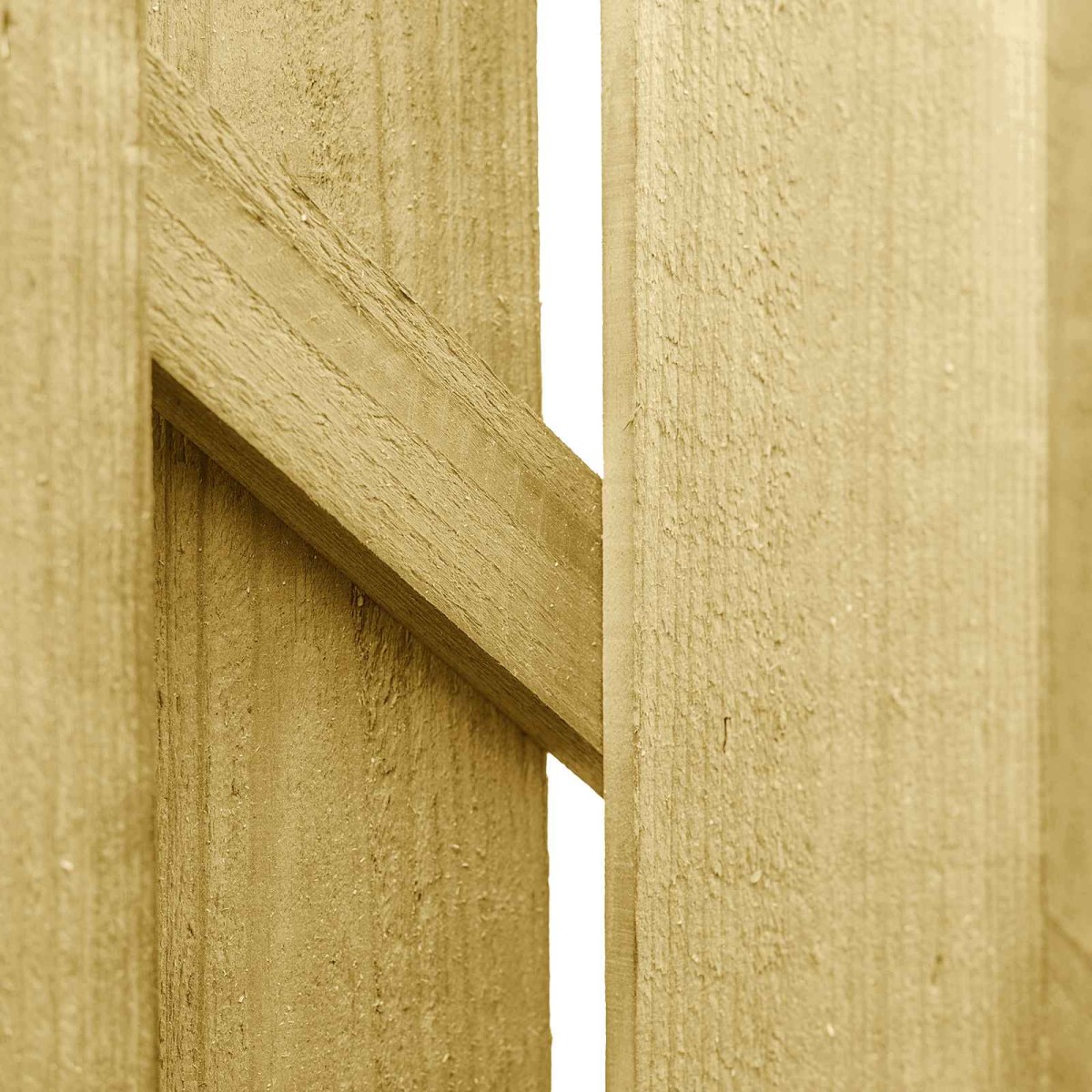 vidaXL Πύλη Κήπου 100 x 100 cm Μασίφ Ξύλο Πεύκου Πράσινο