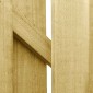 vidaXL Πύλη Κήπου 100 x 100 cm Μασίφ Ξύλο Πεύκου Πράσινο