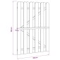 vidaXL Πύλη Κήπου 100 x 150 cm Μασίφ Ξύλο Πεύκου Πράσινο