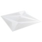 vidaXL Πάνελ τοίχου 12 τμχ. 50 x 50 cm Λευκό αστέρι Φελιζόλ XPS