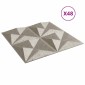 vidaXL Πάνελ τοίχου 48 τμχ. 50 x 50 cm Οριγκάμι μπετόν Φελιζόλ XPS