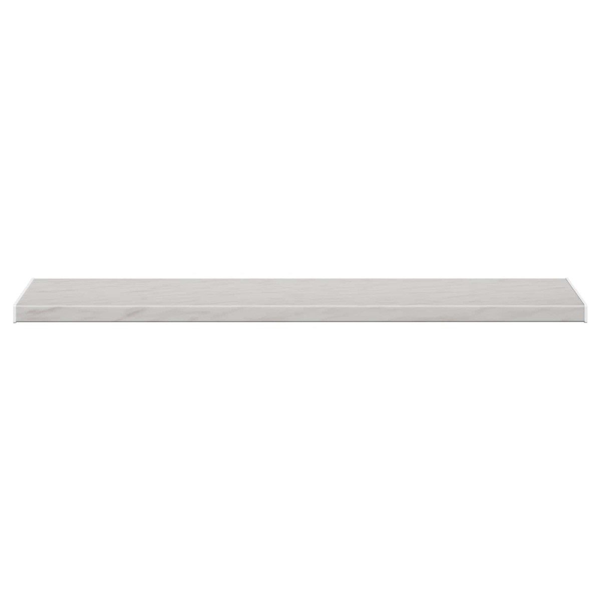 vidaXL Σαβανωτό Παραθύρου Μάρμαρο Κείμενο 160 x 45 x 4,5 εκ PVC