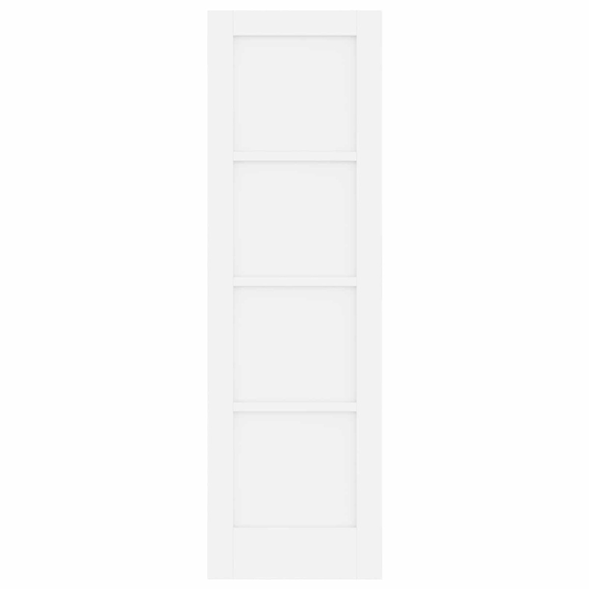 vidaXL Εσωτερική Πόρτα Λευκό 61 x 198,5 εκ. Κόντρα πλακέ