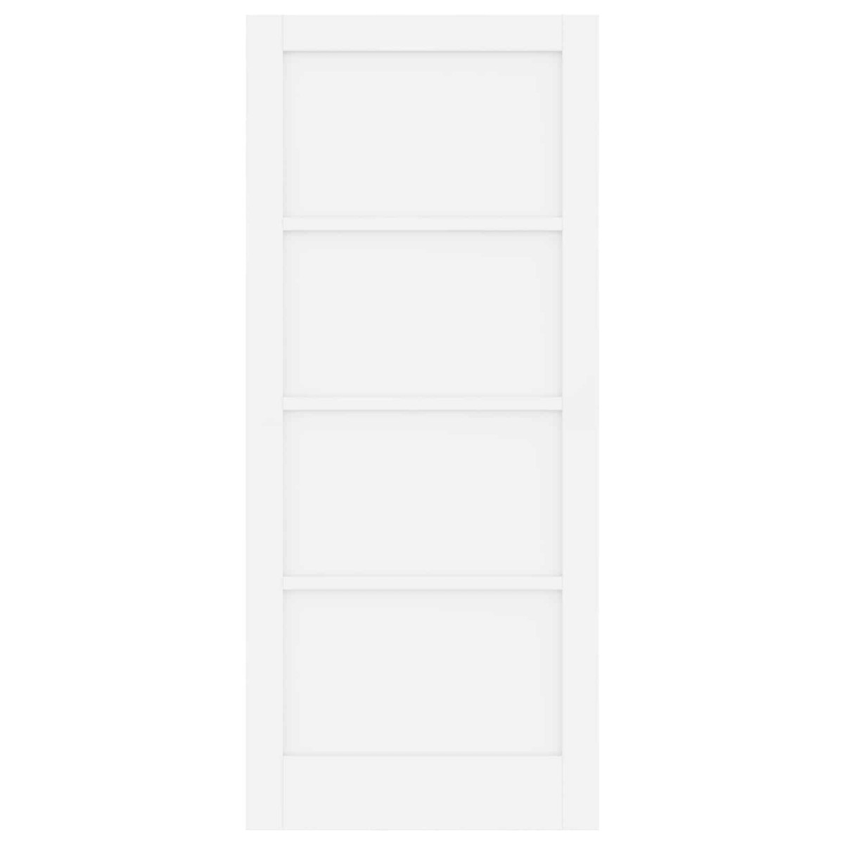 vidaXL Εσωτερική Πόρτα Λευκό 86 x 198,5 cm Κόντρα πλακέ