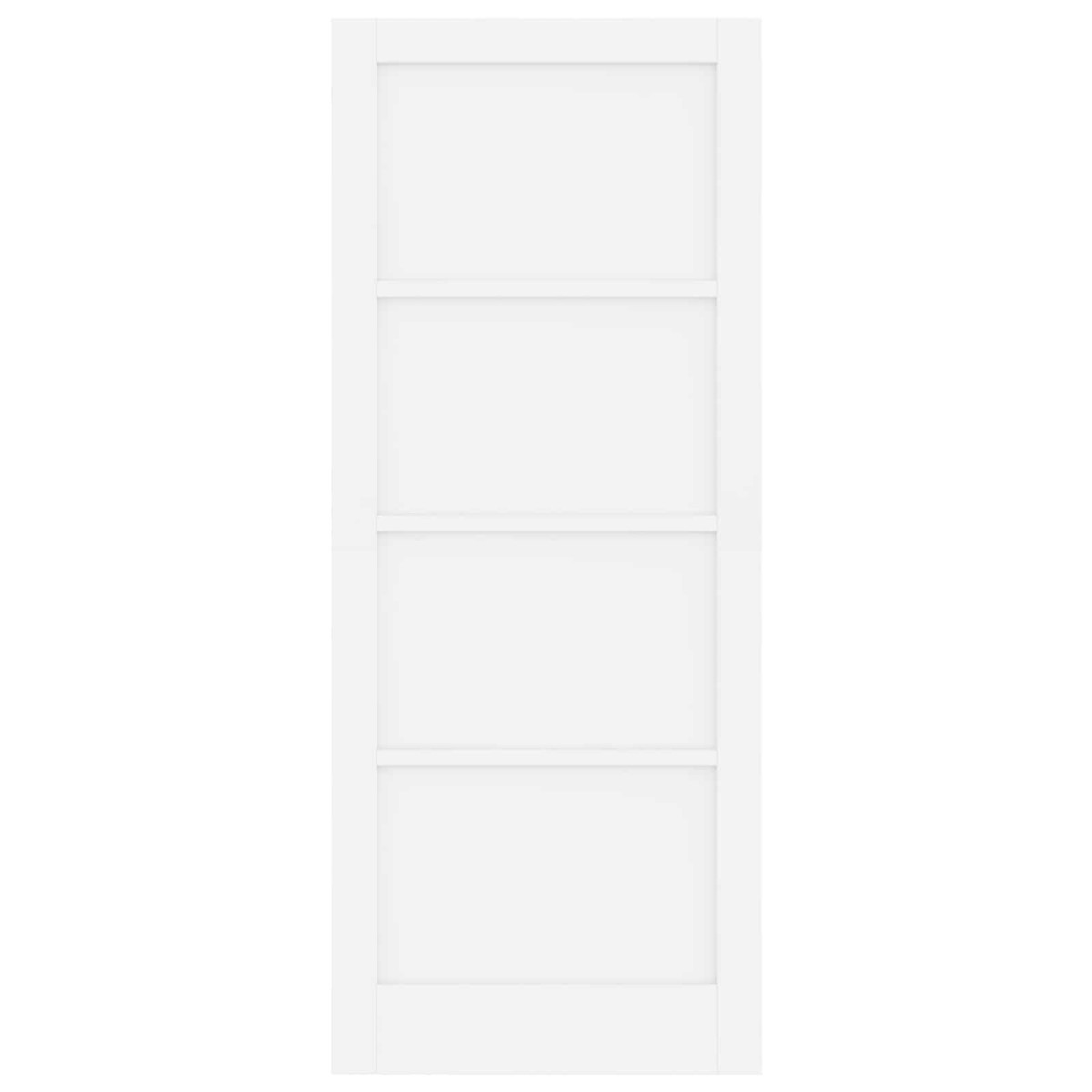vidaXL Εσωτερική Πόρτα Λευκό 86 x 211 cm Κόντρα πλακέ