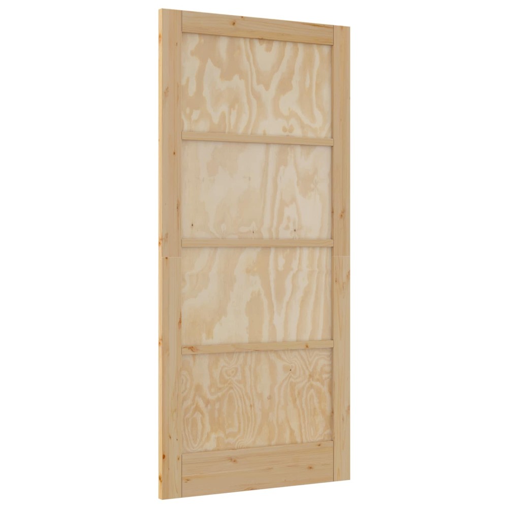 vidaXL Εσωτερική Πόρτα Φυσικό 93 x 202 cm Κόντρα πλακέ