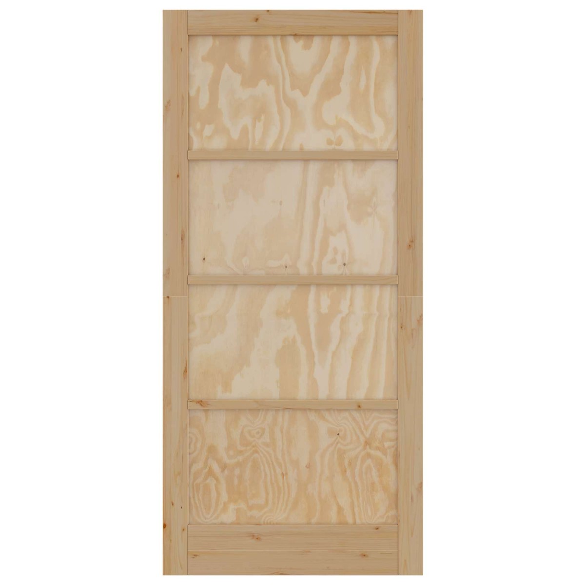 vidaXL Εσωτερική Πόρτα Φυσικό 93 x 202 cm Κόντρα πλακέ