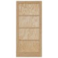 vidaXL Εσωτερική Πόρτα Φυσικό 93 x 202 cm Κόντρα πλακέ