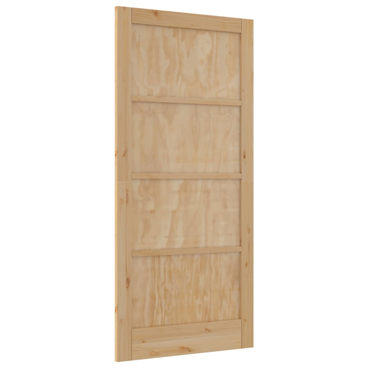 vidaXL Εσωτερική Πόρτα Φυσικό 93 x 202 cm Κόντρα πλακέ