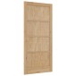 vidaXL Εσωτερική Πόρτα Φυσικό 93 x 202 cm Κόντρα πλακέ