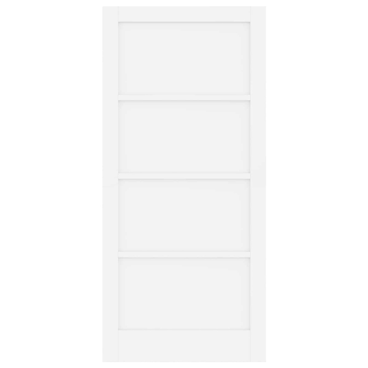 vidaXL Εσωτερική Πόρτα Λευκό 93 x 202 cm Κόντρα πλακέ