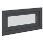 vidaXL Παράθυρο Κάτω Στρώματος RISOR 80 x 40 cm PVC και Γυαλί Ανθρακί