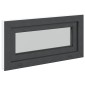 vidaXL Παράθυρο Κάτω Στρώματος RISOR 80 x 40 cm PVC και Γυαλί Ανθρακί