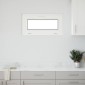 vidaXL Παράθυρο Κάτω Στρώματος RISOR 80 x 40 cm PVC και Γυαλί Ανθρακί