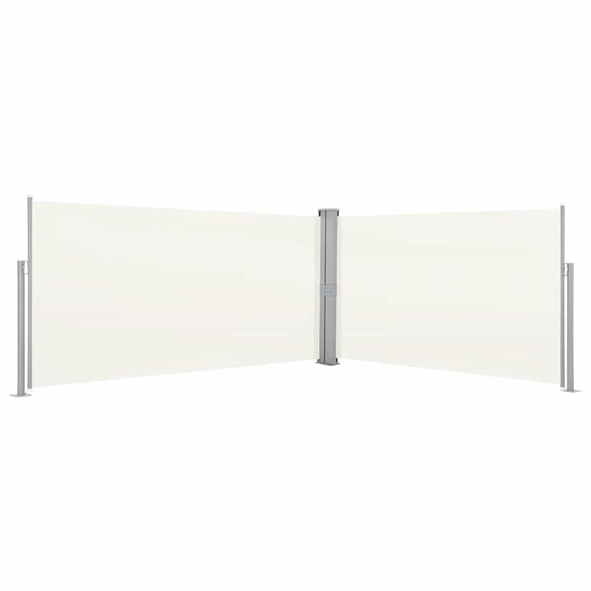 vidaXL Σκίαστρο Πλαϊνό Συρόμενο Κρεμ 160 x 600 εκ.