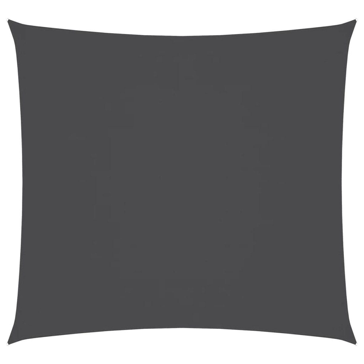 vidaXL Πανί Σκίασης Τετράγωνο Ανθρακί 3,6 x 3,6 μ. από Ύφασμα Oxford