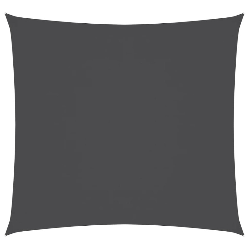 vidaXL Πανί Σκίασης Τετράγωνο Ανθρακί 3,6 x 3,6 μ. από Ύφασμα Oxford