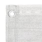 vidaXL Διαχωριστικό Βεράντας Λευκό 75 x 400 εκ. από HDPE
