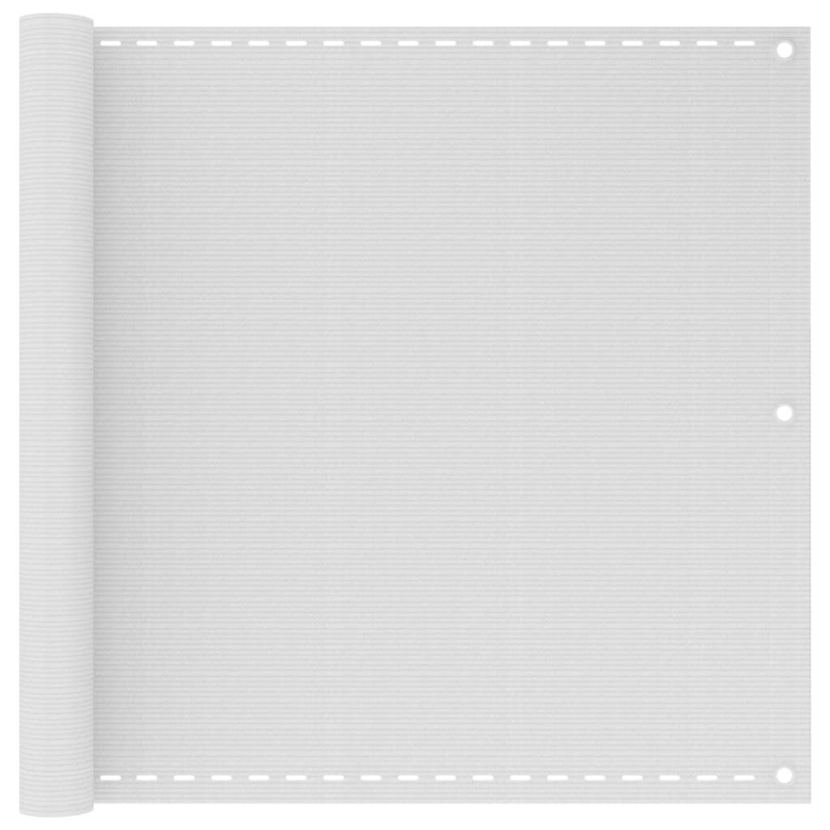 vidaXL Διαχωριστικό Βεράντας Λευκό 90 x 600 εκ. από HDPE