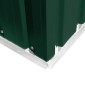 vidaXL Αποθήκη Κήπου Πράσινη 257 x 205 x 178 εκ. Μεταλλική