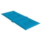 vidaXL Μαξιλάρια Καρέκλας Κήπου με Πλάτη 4 τεμ. Μπλε 120x50x3 εκ.