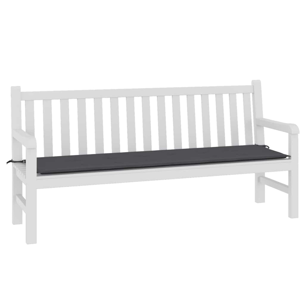 vidaXL Μαξιλάρι Πάγκου Κήπου Ανθρακί 180x50x3 εκ. Ύφασμα Oxford