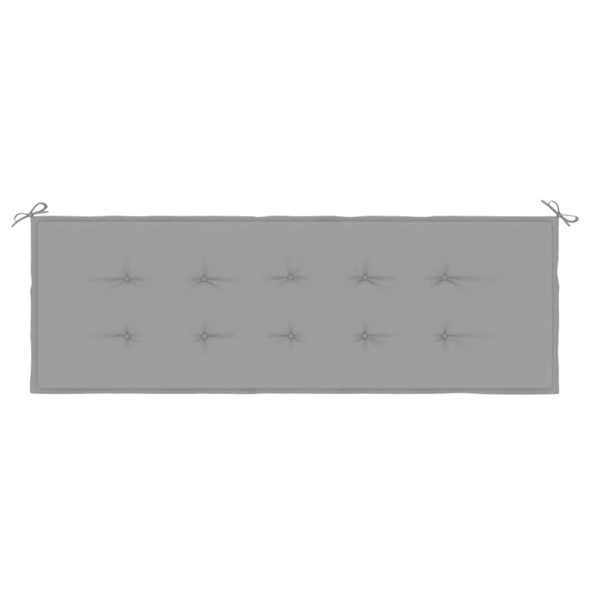 vidaXL Μαξιλάρι Πάγκου Κήπου Γκρι 150 x 50 x 3 εκ. Ύφασμα Oxford