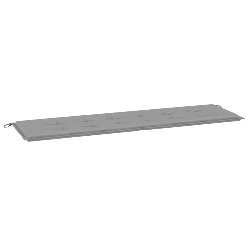 vidaXL Μαξιλάρι Πάγκου Κήπου Γκρι 180 x 50 x 3 εκ. Ύφασμα Oxford