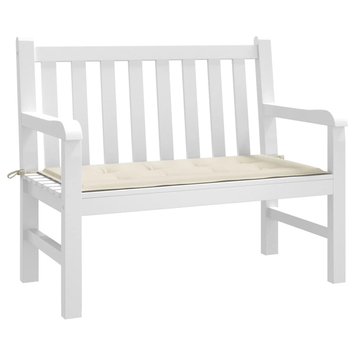 vidaXL Μαξιλάρι Πάγκου Κήπου Κρεμ 100x50x3 εκ. Ύφασμα Oxford