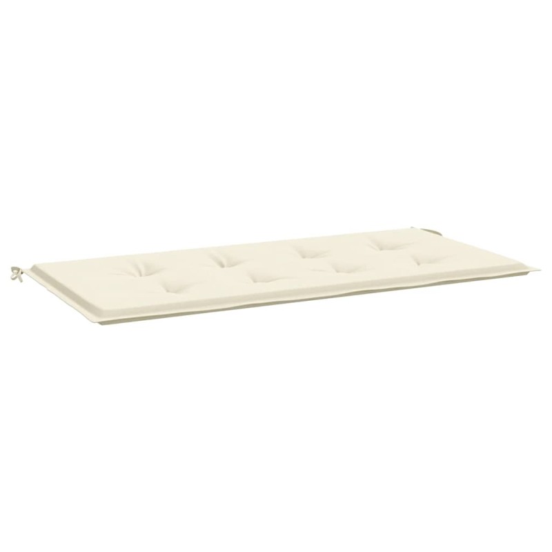 vidaXL Μαξιλάρι Πάγκου Κήπου Κρεμ 120x50x3 εκ. Ύφασμα Oxford