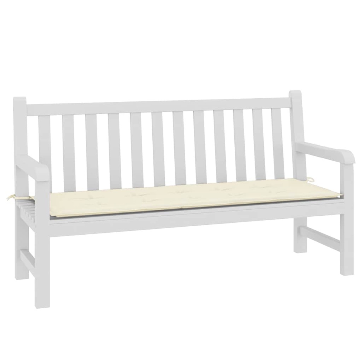 vidaXL Μαξιλάρι Πάγκου Κήπου Κρεμ 150 x 50 x 3 εκ. Ύφασμα Oxford