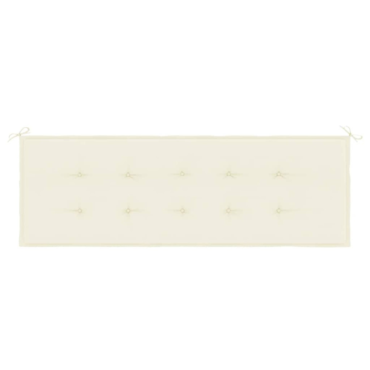 vidaXL Μαξιλάρι Πάγκου Κήπου Κρεμ 150 x 50 x 3 εκ. Ύφασμα Oxford