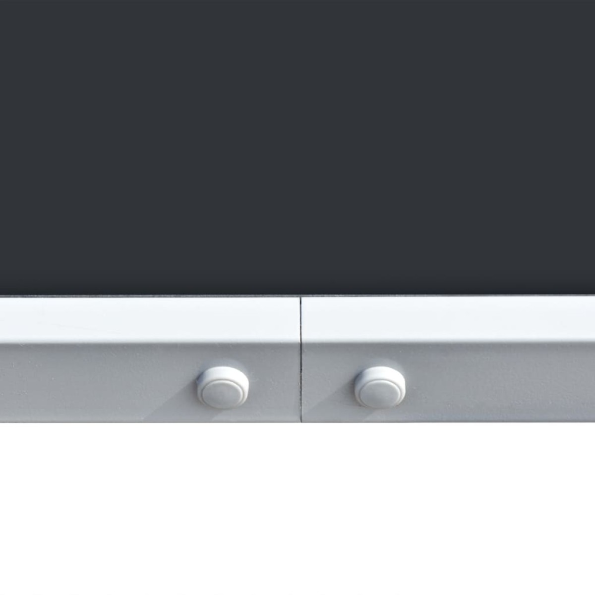 vidaXL Τραπέζι Κήπου Μαύρο 150 x 90 x 74 εκ. Ατσάλινο