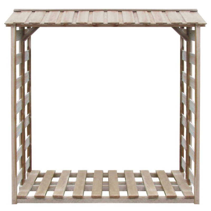 vidaXL Υπόστεγο Αποθήκευσης Καυσόξυλων 150x90x176 εκ. Εμποτισμ. Πεύκο